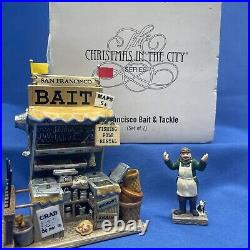 Department 56 Christmas in the City San Francisco Bait & Tackle #06400 Dept 56