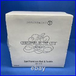 Department 56 Christmas in the City San Francisco Bait & Tackle #06400 Dept 56