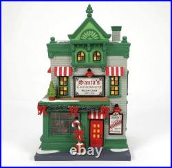 Department 56 Christmas in the City- Santa's Corner Confectionery 6013402 New