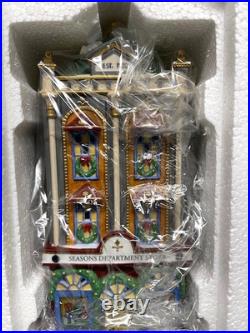 Department 56 Christmas in the City Season's Department Store Brand New