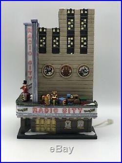 Department 56 Christmas in the City Series Radio City Music Hall 2002 Blinking