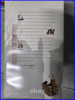 Department 56 Christmas in the City St. Paul's Chapel Lighted Porcelain Boxed
