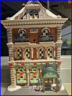 Department 56 Christmas in the City THE PRESCOTT HOTEL Complete No Issues RARE