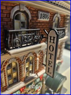 Department 56 Christmas in the City THE PRESCOTT HOTEL Complete No Issues RARE