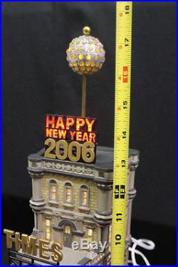 Department 56 Christmas in the City TIMES TOWER New Year 2000 Special Edition