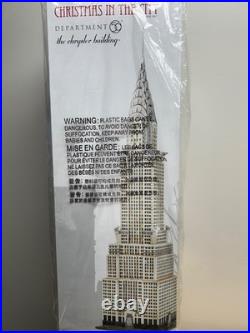 Department 56-Christmas in the City-The Chrysler Building NEW STILL IN SEALED