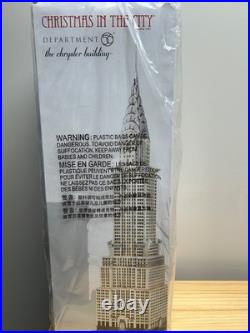 Department 56-Christmas in the City-The Chrysler Building NEW STILL IN SEALED