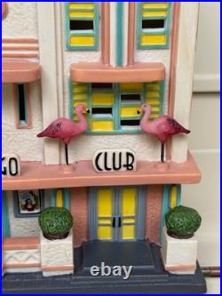 Department 56 Christmas in the City The Flamingo Club SKU 4022814 USED