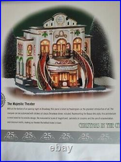 Department 56 Christmas in the City The Majestic Theater Limited Edition In Box
