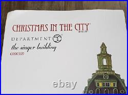Department 56 Christmas in the City The Singer Building