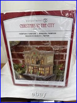 Department 56 Christmas in the City Thompson's Furniture Store Lighted Building