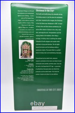 Department 56 Christmas in the City Topsy's Toys Lighted Building #799995 with Box Department 56 Christmas in the City Topsy's Toys Lighted Building #799995 with Box