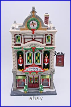 Department 56 Christmas in the City Topsy's Toys Lighted Building #799995 with Box Department 56 Christmas in the City Topsy's Toys Lighted Building #799995 with Box