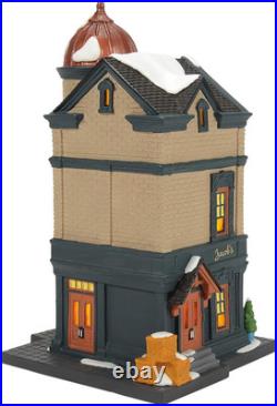 Department 56 Christmas in the City Village Jacob's Bagel Shop Lit Building, 9 I
