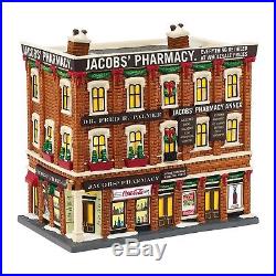 Department 56 Christmas in the City Village Jacobs Pharmacy Lit House, 8. New