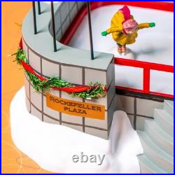 Department 56 Christmas in the City Village Rockefeller Plaza Skating Rink