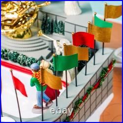 Department 56 Christmas in the City Village Rockefeller Plaza Skating Rink