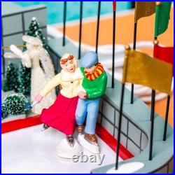 Department 56 Christmas in the City Village Rockefeller Plaza Skating Rink