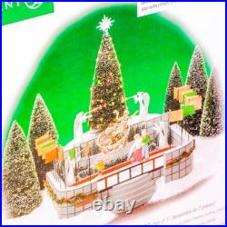 Department 56 Christmas in the City Village Rockefeller Plaza Skating Rink