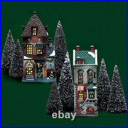 Department 56-Christmas in the City-West Village Shops (58808 & 58809)-58807