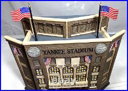 Department 56 Christmas in the City Yankee Stadium Replica with EXTRAS (Mint)