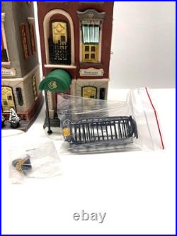 Department 56 Christmas in the city Brownstones on the Square 2 pc set NEW