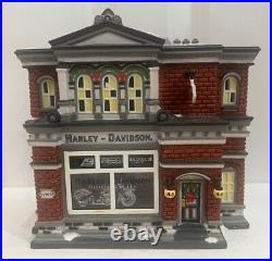 Department 56 Christmas in the city Harley-Davidson City Dealership -Holiday