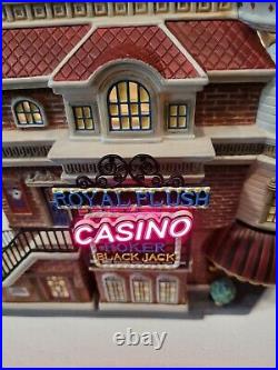 Department 56 Christmas in the city Royal Flush Casino