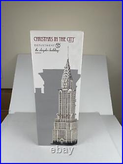 Department 56 Chrysler Building Christmas in The City Dept 56 CITC working