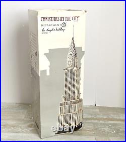 Department 56 Chrysler Building Christmas in the City 4030342 With Power Cord