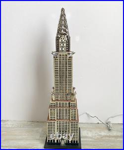 Department 56 Chrysler Building Christmas in the City 4030342 With Power Cord