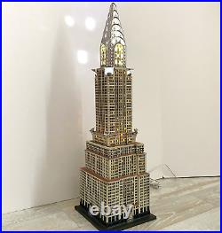 Department 56 Chrysler Building Christmas in the City 4030342 With Power Cord