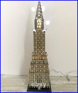 Department 56 Chrysler Building Christmas in the City 4030342 With Power Cord