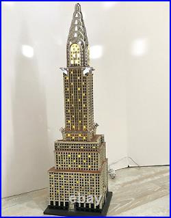 Department 56 Chrysler Building Christmas in the City 4030342 With Power Cord