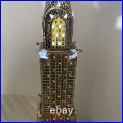 Department 56 Chrysler Building Christmas in the City 4030342 With Power Cord