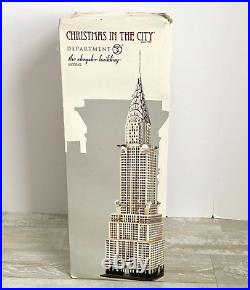 Department 56 Chrysler Building Christmas in the City 4030342 With Power Cord