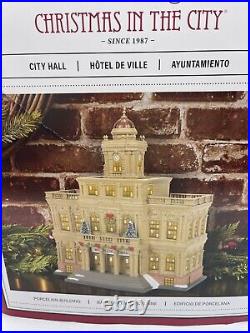 Department 56 City Hall 6011382 2023 Christmas in the City Village Sealed In Box