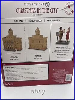 Department 56 City Hall 6011382 2023 Christmas in the City Village Sealed In Box