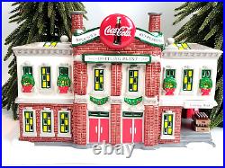 Department 56 Coca-Cola Bottling Plant Christmas in the City Retired