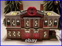 Department 56 Coca-Cola Bottling Plant Christmas in the City Retired