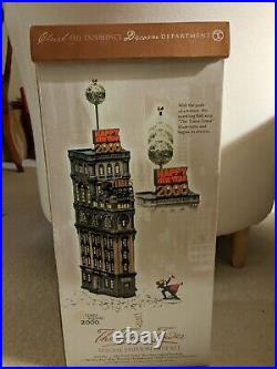 Department 56 Dept 56 Christmas in the City Times Tower 2000 Brand New
