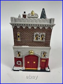 Department 56 ENGINE COMPANY 10 Christmas in the City #4020172 with Box Fire House