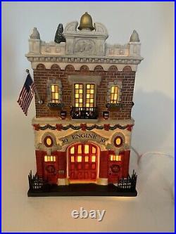 Department 56 ENGINE COMPANY 10 Christmas in the City #4020172 with Box Fire House