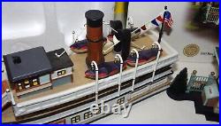 Department 56 East Harbor Ferry Christmas in The City Series 59213 with Box Comple