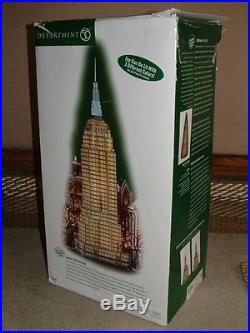 Department 56 Empire State Building 2003 In Box 24 Christmas City Series 59207
