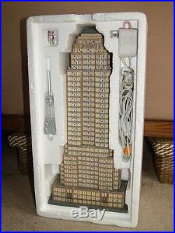 Department 56 Empire State Building 2003 In Box Christmas City Series 59207