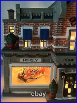 Department 56 GM Hensly Cadillac & Buick Christmas In The City Series #56-59235