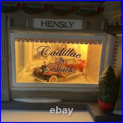 Department 56 GM Hensly Cadillac & Buick Christmas In The City Series #56-59235