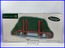 Department 56 Golden Gate Bridge 56.59241 Christmas In The City New Open Box