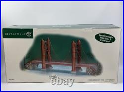 Department 56 Golden Gate Bridge 56.59241 Christmas In The City New Open Box